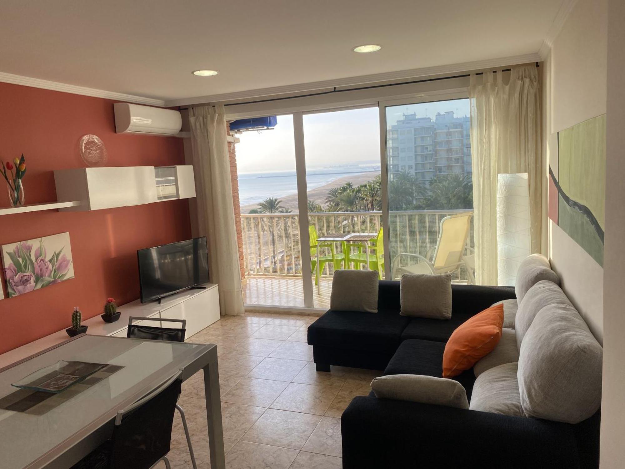 Beachfront And Cozy Apartment Cullera Exterior foto
